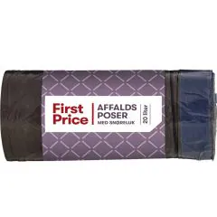 Affaldsposer med snørreluk 20 x 20 l