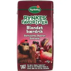 Blandet bærdrik Rynkeby 18 x 02 l