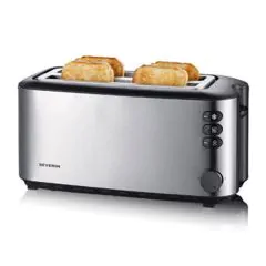 Brødrister Sort/Stål 1400 watt Severin