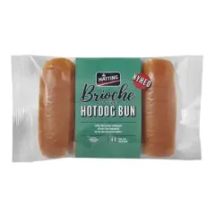 Brioche style hotdogbrød 4 stk 250 g