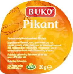 Buko Pikant flødeost 48 x 20 g