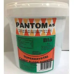 Candyfloss sukker blå 1 kg