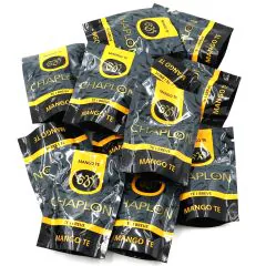 Grøn/hvid tebreve fersken og mango Chaplon