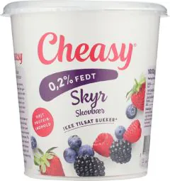 Cheasy Skovbær Yoghurt 0,1% 1 kg