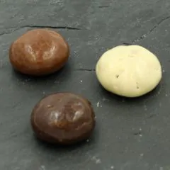 Pebernødder med chokolade