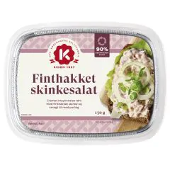 K-salat Skinkesalat Finthakket