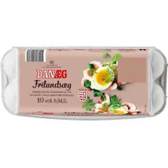 Frilandsæg 10 stk. Str. M/L