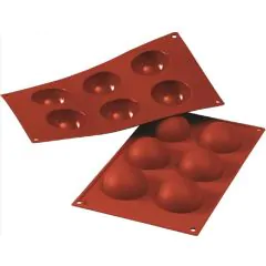 Halvkugle flexform 6x6 cm