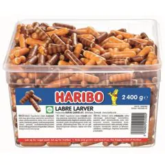Haribo Labre Larver løsvægt 2,4 kg
