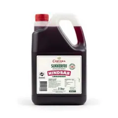 Hindbær læskedrik 1+7 sukkerfri 2 l Cevera