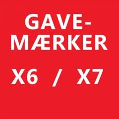 Julegavemærker Selvklæbende 45 stk