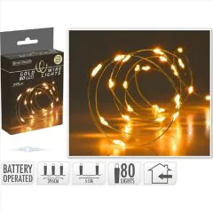 LED lyskæde Goldwire 80