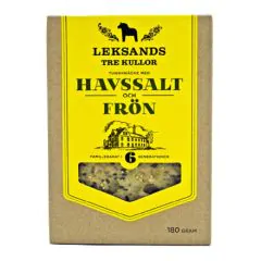 Leksands Knækbrød med Havsalt/Frø