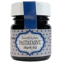Pastafarve Mørk Blå 25 g Sweetkitchen