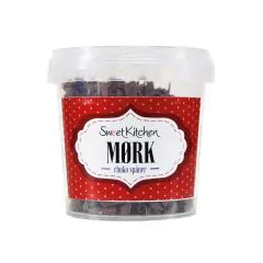 Mørk Chokolade spåner 35 g Sweetkitchen