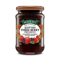 3-bær marmelade jordbær,hindbær,solbær