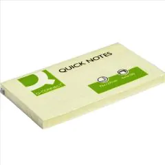 Notes gul 76x76 mm  12 x 100 stk