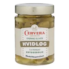 Oliven Grøn-Hvidløg Pro 250 g Cevera