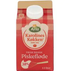 Piskefløde 0,5 l.