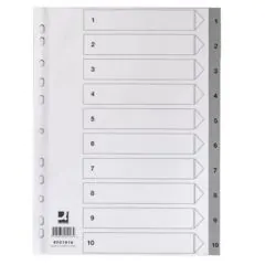 Register A4 1-10 120 my Grå