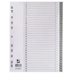 Register A4 1-31 120 my Grå