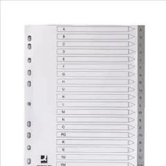 Register A4 A-Å 120 my Grå