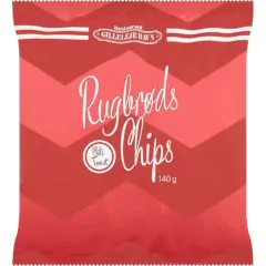 Restaurant Gilleleje Havn Rugbrødschips Chili & Tomat 140 g.
