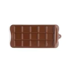Silikone form 1 stor plade chokolade. 9,5 x 18 cm.