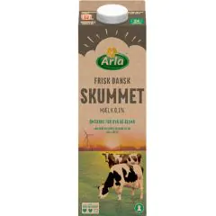 Skummetmælk 1 L. Arla