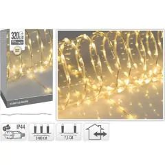Softwire lyskæde med 320 LED, hvid