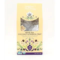 Tebreve White Tea, Coconut & Passion Fruit Øko- English Tea Shop