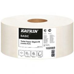 Toiletpapir 1 lag Ø23,5 cm Basic 6 x 435 m Katrin