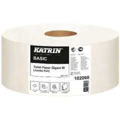 Toiletpapir 1 lag Ø23,5 cm Basic 6 x 435 m Katrin