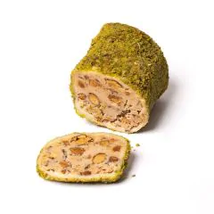 Tyrkisk Nougat med pistacienød og chokolade