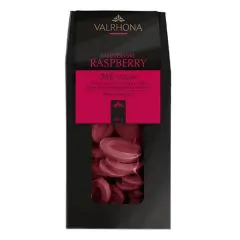 Valrhona Feves Hindbær 200 g
